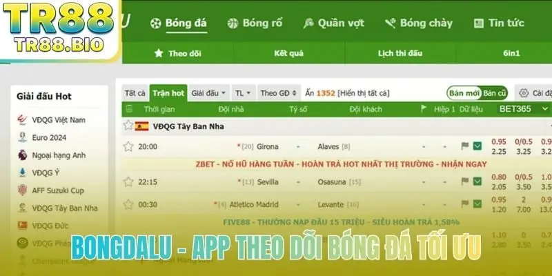 Bongdalu - App theo dõi bóng đá tối ưu